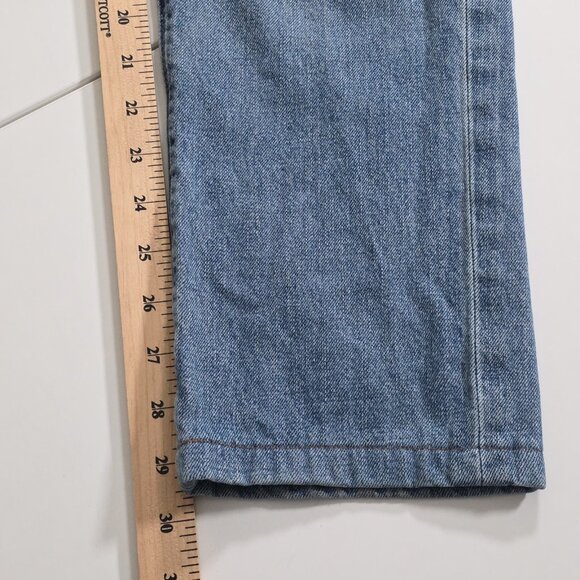 Abercrombie & Fitch Jeans Men 32 x 32 (30) Light Blue Cotton Preppy Western FLAW - Picture 8 of 16